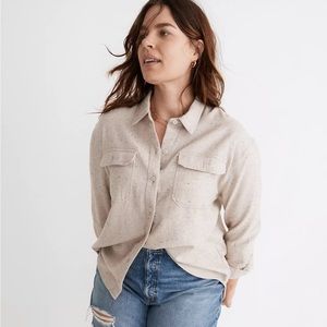 Madewell - Donegal Flannel Kentwood Oversized Shirt-Jacket
